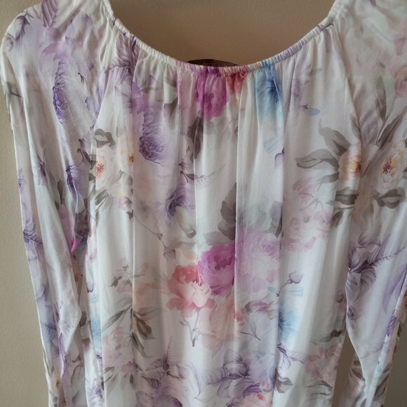 Made in Italy Silk Blouse VIOLA BORGHI - Picture 3 of 9